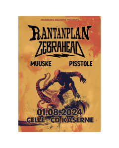 RANTANPLAN/ZEBRAHEAD 01.08.2024 Celle, CD-Kaserne