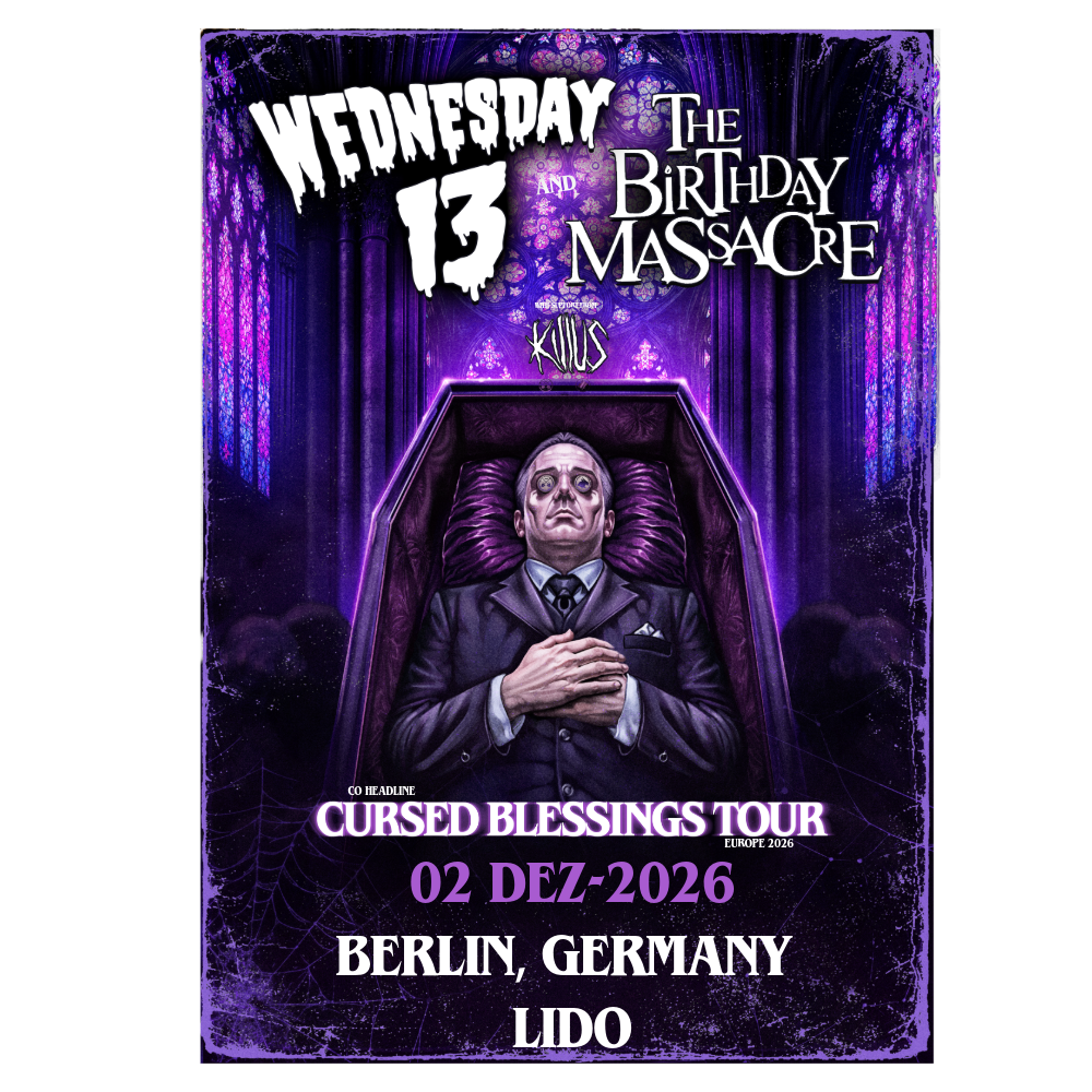 Wednesday13 + The Birthday Massacre '02.12.2026' Berlin, Lido